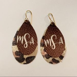 Custom Cheetah Earrings